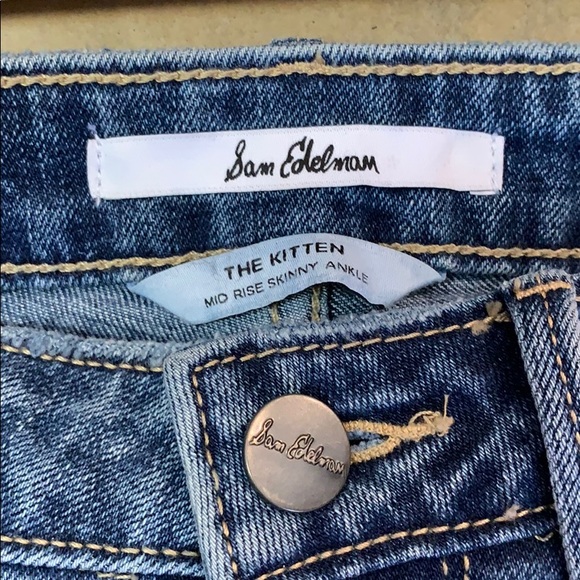 NWT Sam Edelman The Kitten Jeans Denim - Picture 4 of 5